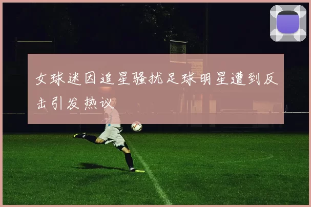 女球迷因追星骚扰足球明星遭到反击引发热议